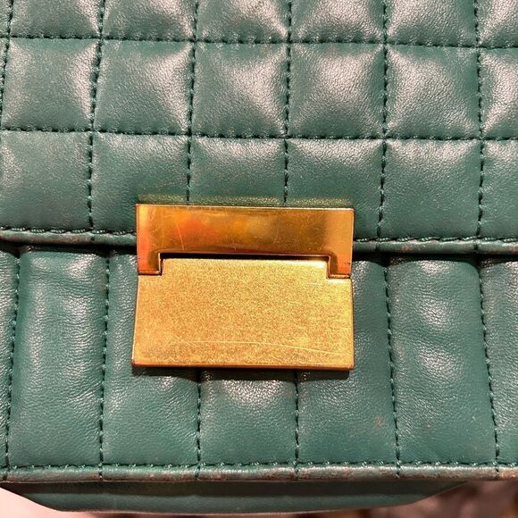J Crew Green over the shoulder/Crossbody handbag - Picture 6 of 11